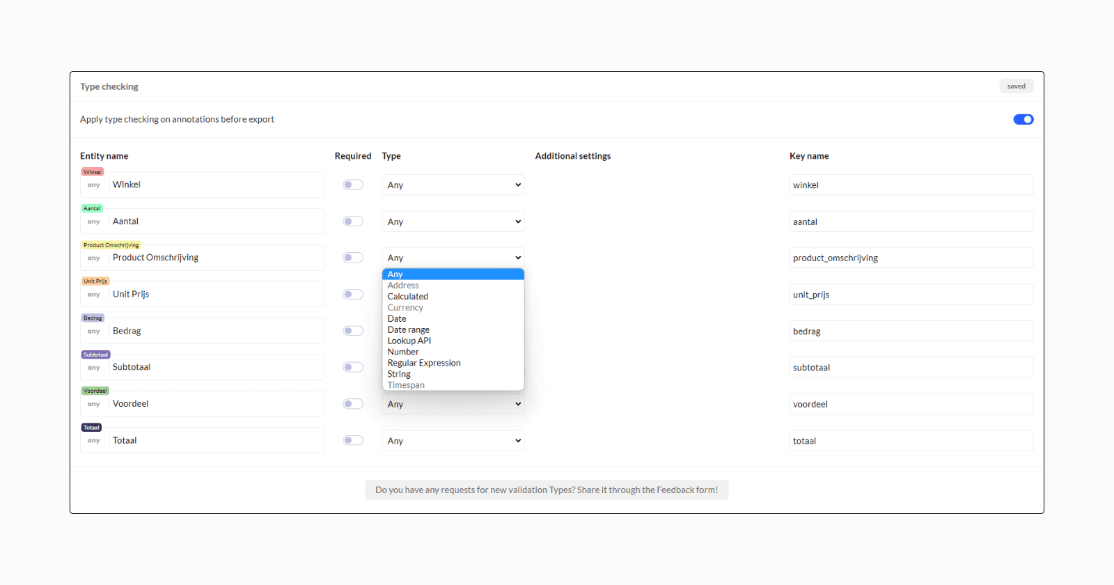 Auto-Pilot Type-checking module